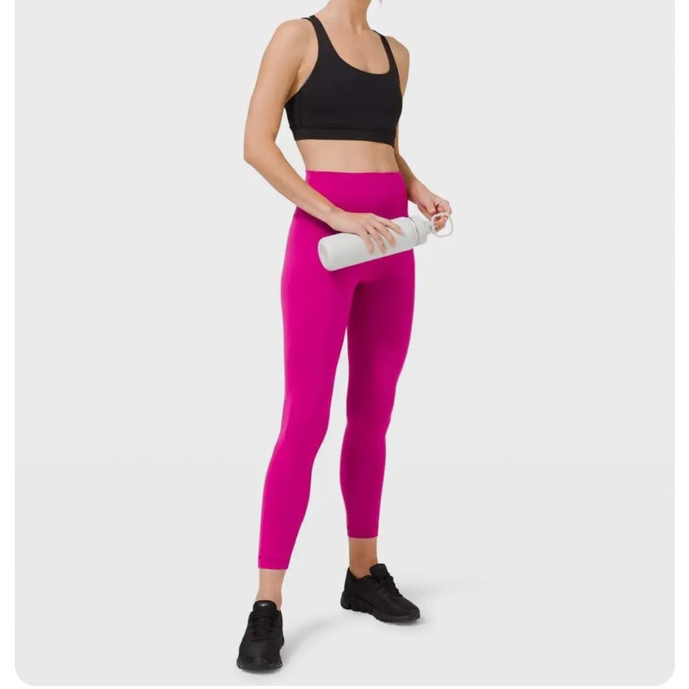 Lululemon Wunder Train High-Rise Tight 25" Ripened Raspberry